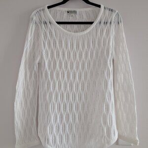 Papillon Blanc White Sweater